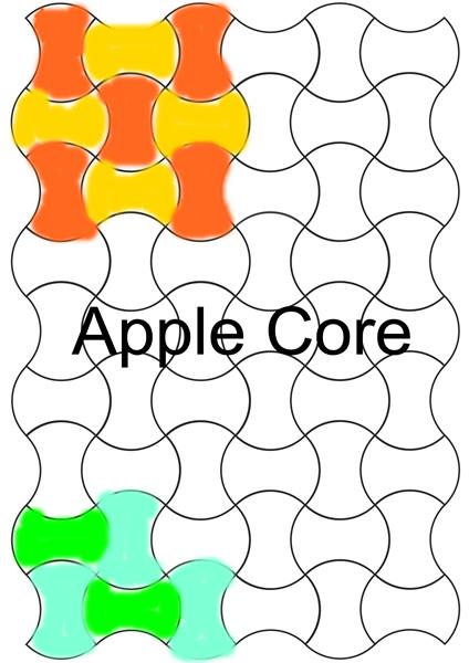 sq apple core coloring